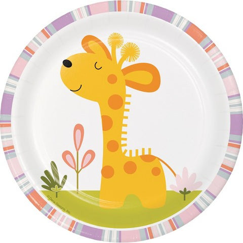 Plato Luncheon Happy Jungle Giraffe