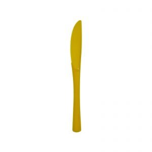 Cuchillo Plástico Amarillo