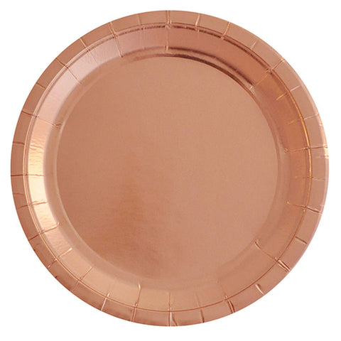 Plato Luncheon Rose Gold Foil