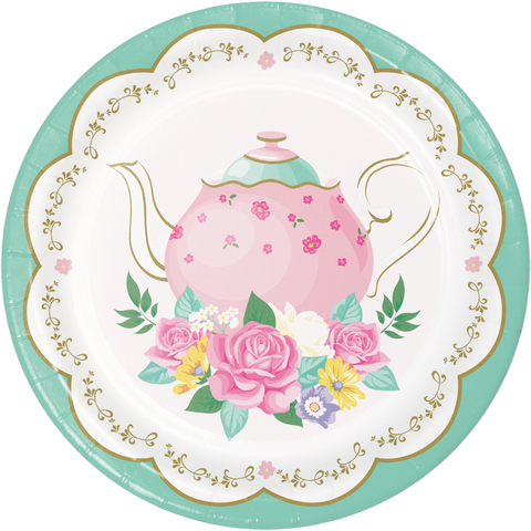 Plato Luncheon Floral Tea Party