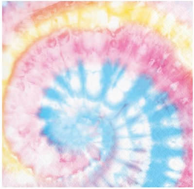 Beverage Napkins Tie Dye Party