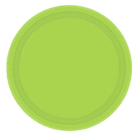 Plato de cartón redondo Fresh Lime