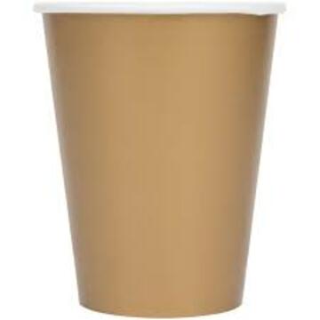 Vaso de cartón Glittering Gold