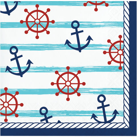 Beverage Napkins Nautical Baby