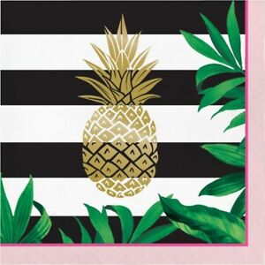 Napkins Luncheon Foil Pineapple