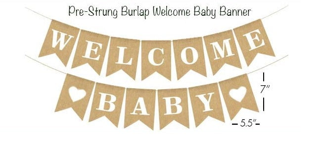 Welcome Baby Banner