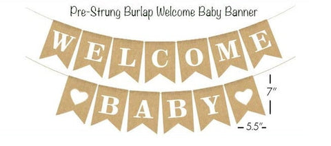 Welcome Baby Banner