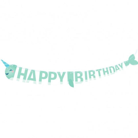 Banner HBD Narwhal Party
