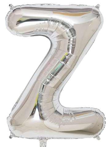 Globo Plateado Z